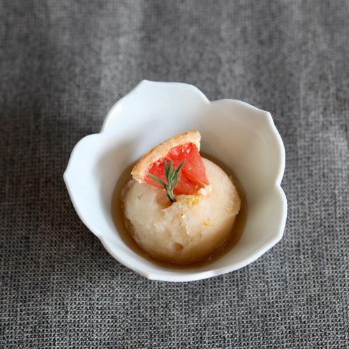 GRAPEFRUIT VANILLA SORBET