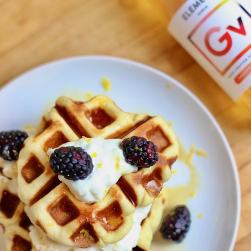 GRAPEFRUIT VANILLA WAFFLES